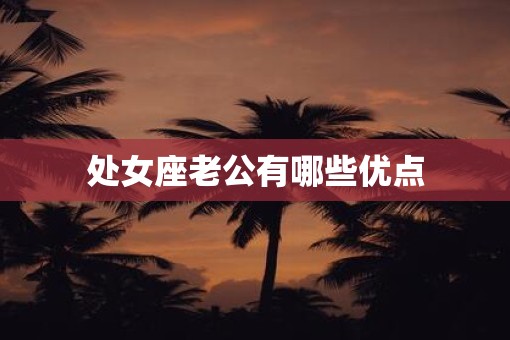 处女座老公有哪些优点