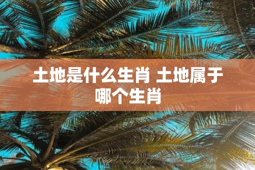 土地是什么生肖 土地属于哪个生肖