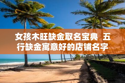 女孩木旺缺金取名宝典  五行缺金寓意好的店铺名字