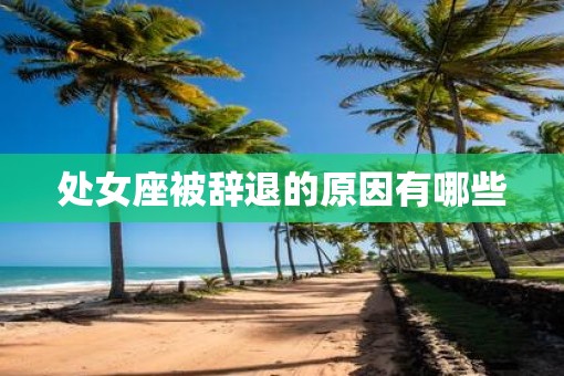 处女座被辞退的原因有哪些