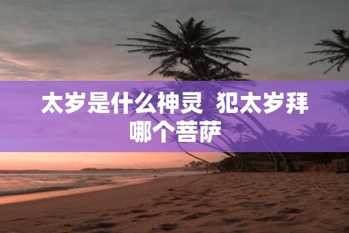 太岁是什么神灵  犯太岁拜哪个菩萨