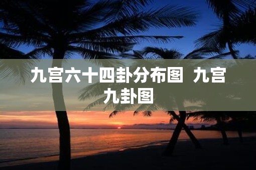 九宫六十四卦分布图  九宫九卦图
