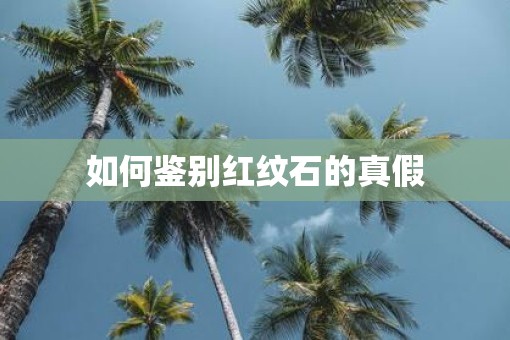 如何鉴别红纹石的真假