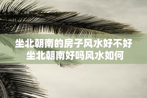 坐北朝南的房子风水好不好 坐北朝南好吗风水如何