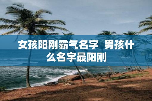 女孩阳刚霸气名字  男孩什么名字最阳刚