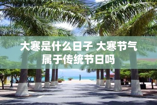 大寒是什么日子 大寒节气属于传统节日吗