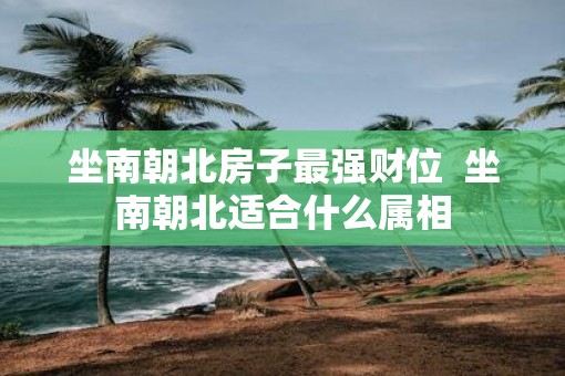 坐南朝北房子最强财位  坐南朝北适合什么属相