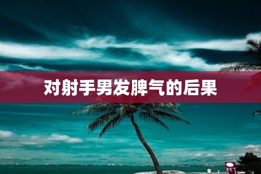 对射手男发脾气的后果