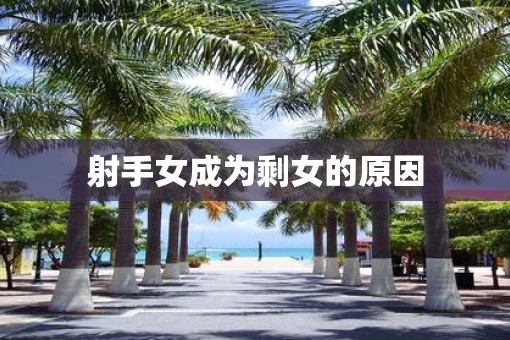 射手女成为剩女的原因