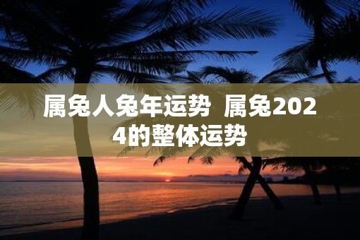 属兔人蛇年运势  属兔2025的整体运势