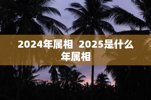 2025年属相  2025是什么年属相