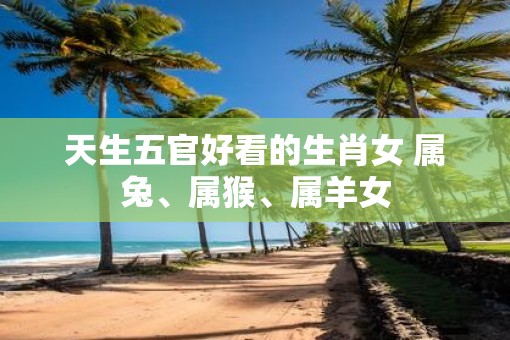 天生五官好看的生肖女 属兔、属猴、属羊女
