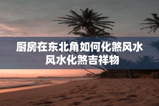 厨房在东北角如何化煞风水  风水化煞吉祥物