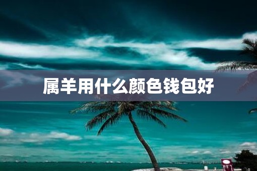 属羊用什么颜色钱包好