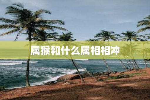 属猴和什么属相相冲