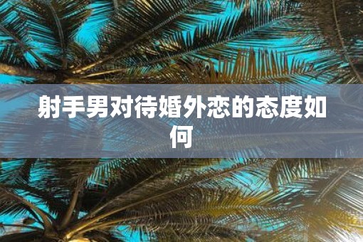 射手男对待婚外恋的态度如何