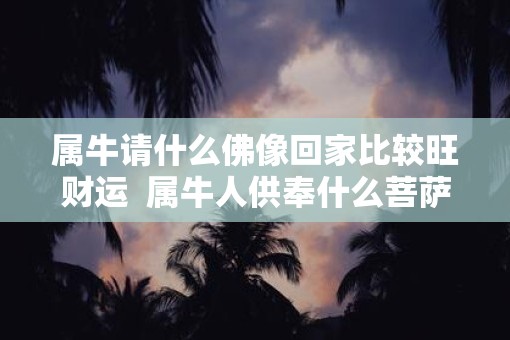 属牛请什么佛像回家比较旺财运  属牛人供奉什么菩萨可以招财