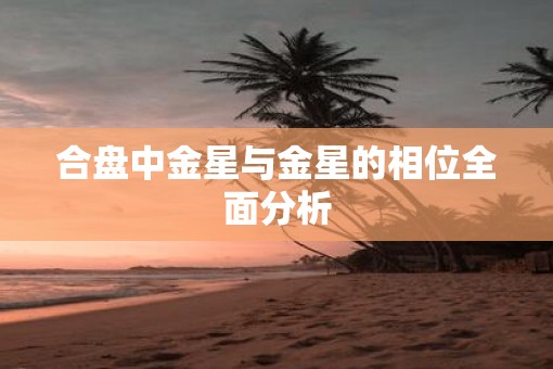 合盘中金星与金星的相位全面分析