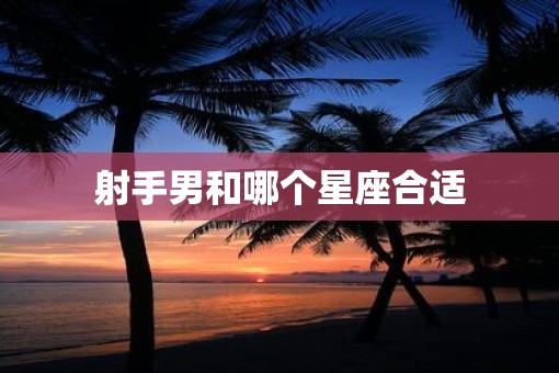 射手男和哪个星座合适