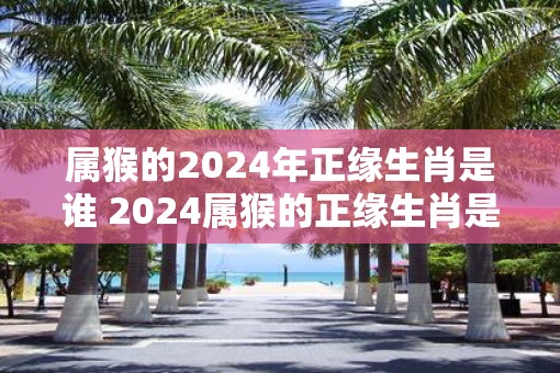 属猴的2025年正缘生肖是谁 2025属猴的正缘生肖是谁