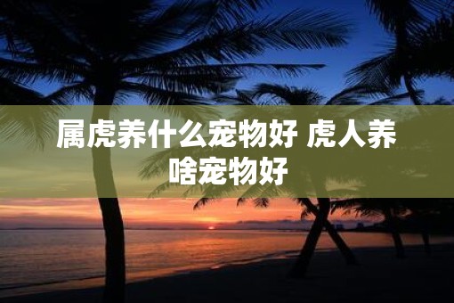 属虎养什么宠物好 虎人养啥宠物好