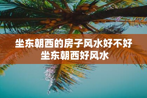 坐东朝西的房子风水好不好 坐东朝西好风水