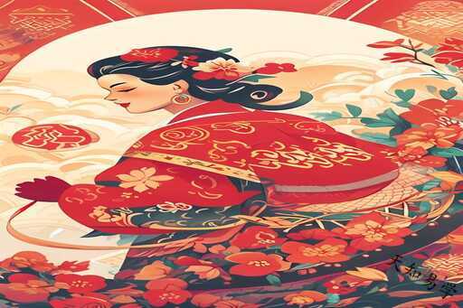 画十二生肖古风少女  十二生肖拟人化女神