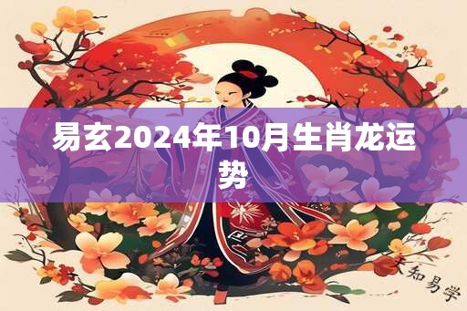 易玄2024年10月生肖龙运势