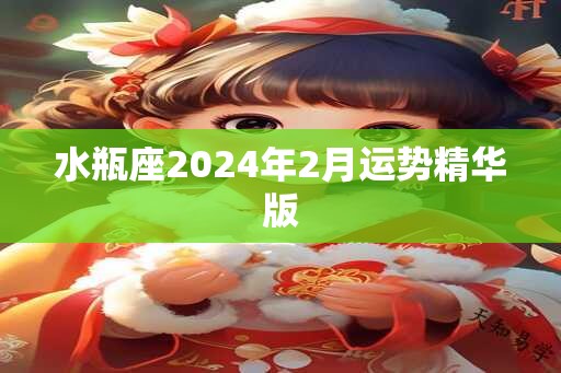 水瓶座2024年2月运势精华版