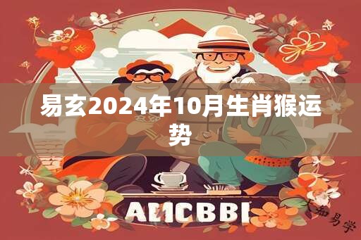 易玄2024年10月生肖猴运势