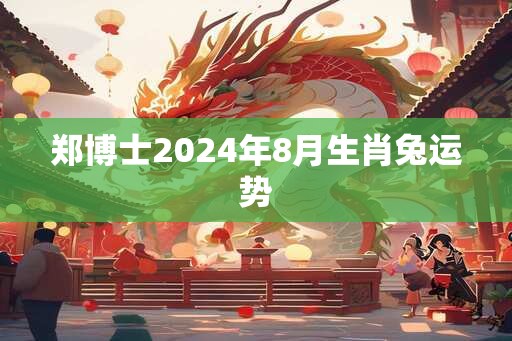 郑博士2025年8月生肖兔运势