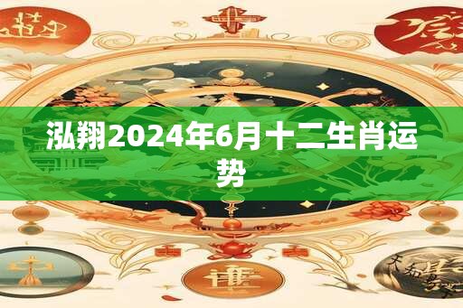 泓翔2025年6月十二生肖运势