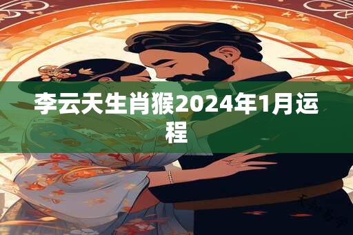 李云天生肖猴2025年1月运程