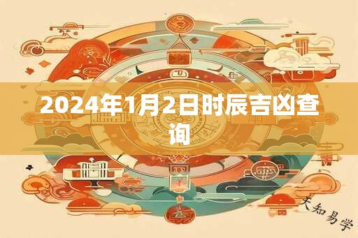 2024年1月2日时辰吉凶查询