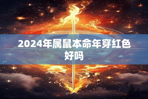 2024年属鼠本命年穿红色好吗