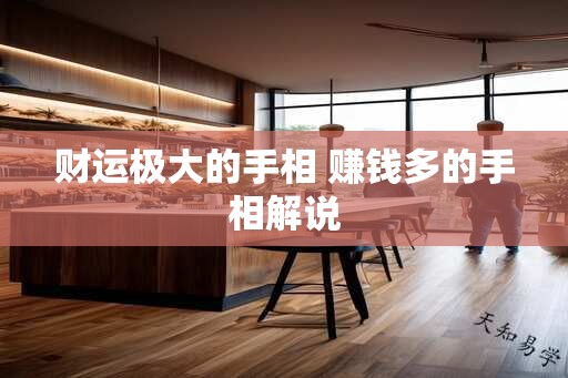 财运极大的手相 赚钱多的手相解说