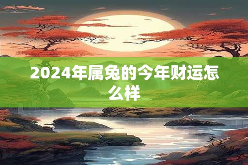 2024年属兔的今年财运怎么样