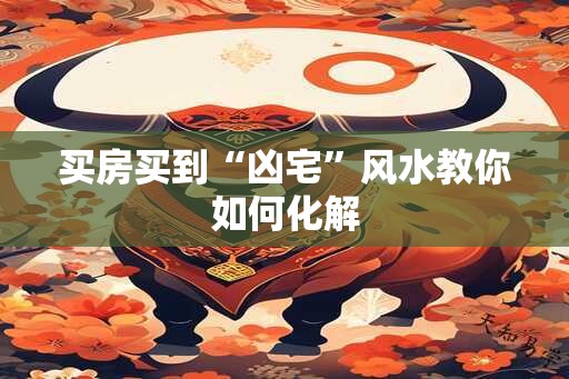 买房买到“凶宅”风水教你如何化解