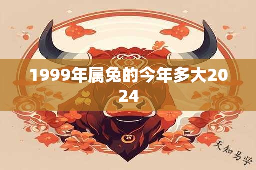 1999年属兔的今年多大2024