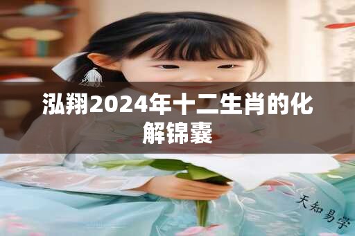 泓翔2024年十二生肖的化解锦囊