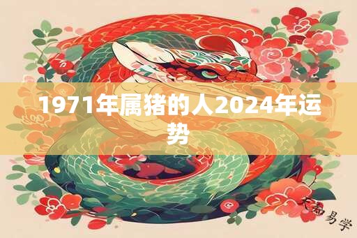 1971年属猪的人2025年运势