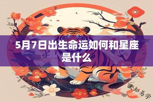 5月7日出生命运如何和星座是什么