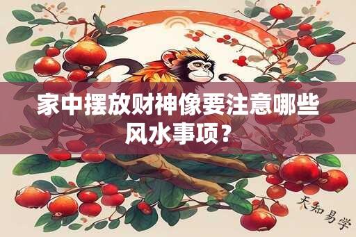 家中摆放财神像要注意哪些风水事项？