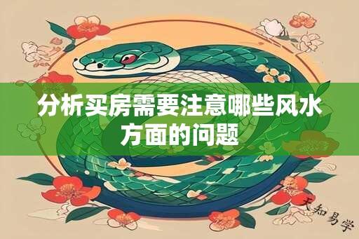 分析买房需要注意哪些风水方面的问题