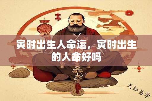 寅时出生人命运，寅时出生的人命好吗