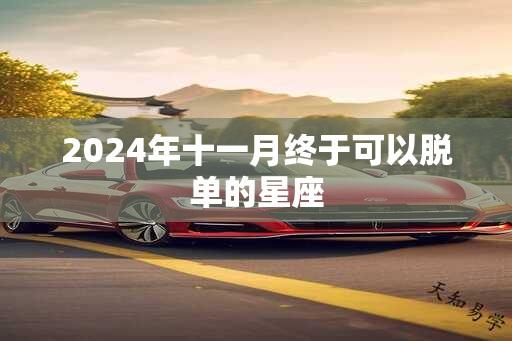 2025年十一月终于可以脱单的星座