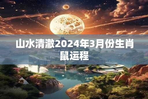 山水清澈2024年3月份生肖鼠运程