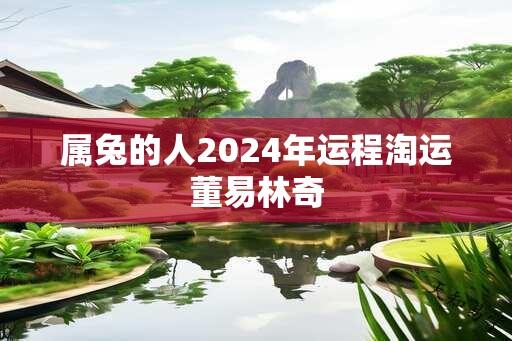 属兔的人2024年运程淘运董易林奇