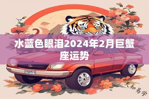 水蓝色眼泪2024年2月巨蟹座运势