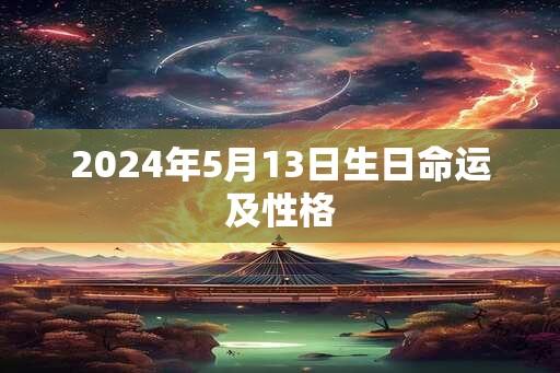 2024年5月13日生日命运及性格